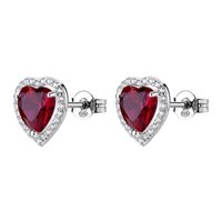Earrings Brosway Woman FANCY PASSION RUBY in Silver Cubic Zirconia FPR142